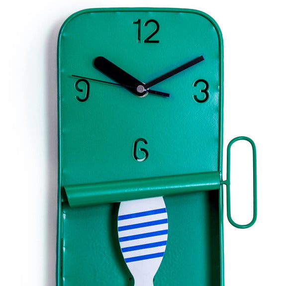Sardine Tin Pendulum Wall Clock