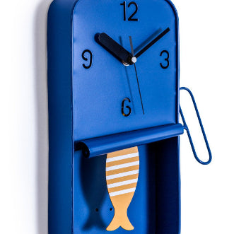 Sardine Tin Pendulum Wall Clock