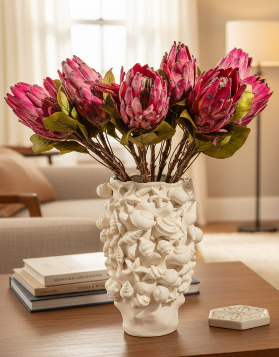 Large Seashell Vase