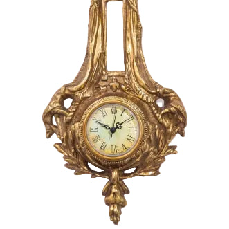 Wall Hanging Ornate Bow Clock