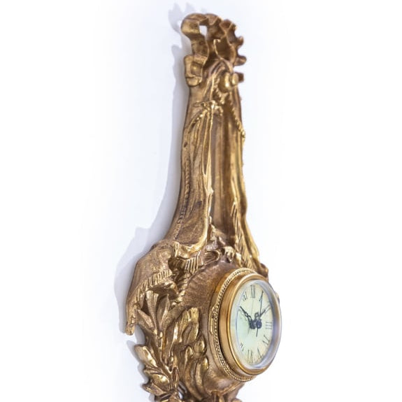 Wall Hanging Ornate Bow Clock