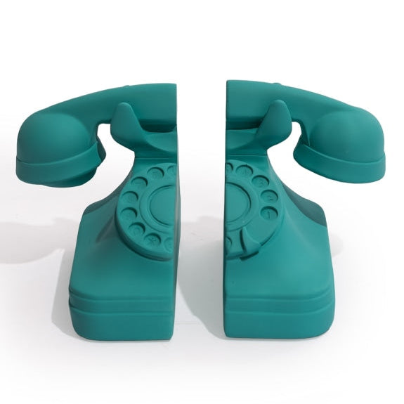 Retro Telephone Bookends