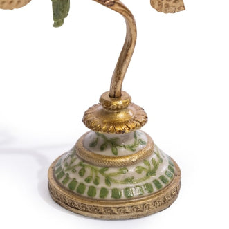 Ornate Branch Parrot Candle Holder