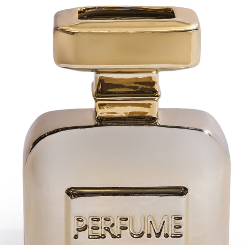 Electro Gold Perfume Bottle Vase