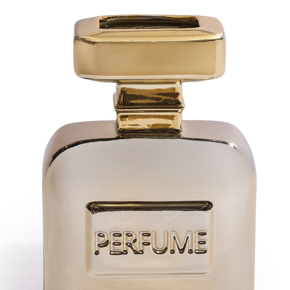 Electro Gold Perfume Bottle Vase