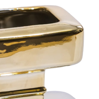 Electro Gold Perfume Bottle Vase