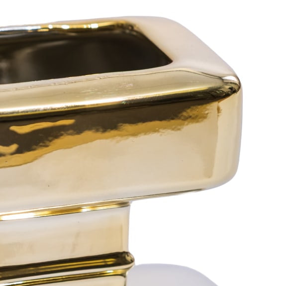 Electro Gold Perfume Bottle Vase