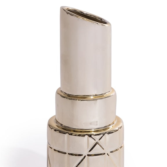 Electro Gold Lipstick Vase