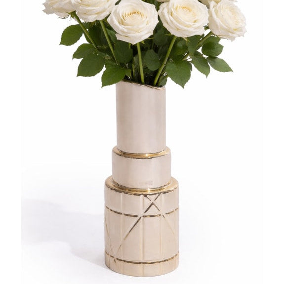 Electro Gold Lipstick Vase