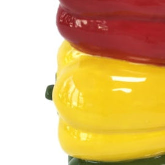 Mixed Peppers Ceramic Stem Vase