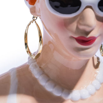 Summer Chic Lady Bust Vase