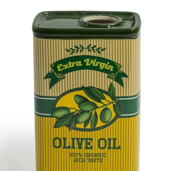 Retro Olive Oil Drum Vase