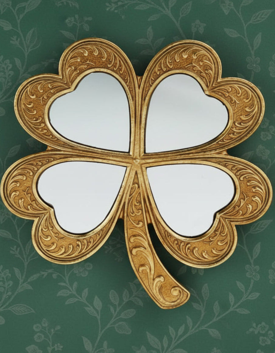 Four-Leaf Clover Wall Mirror