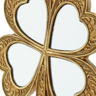 Four-Leaf Clover Wall Mirror
