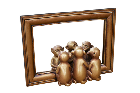 3 Monkeys Mirror