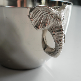 Aluminium Elephant Head Bowl