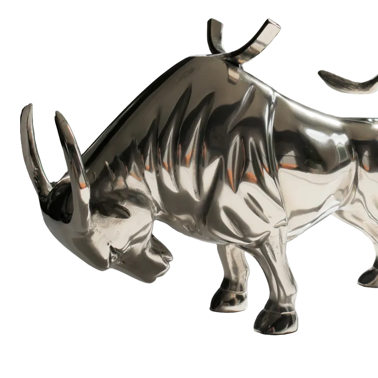 Aluminium Bull Wine Bottle Holder