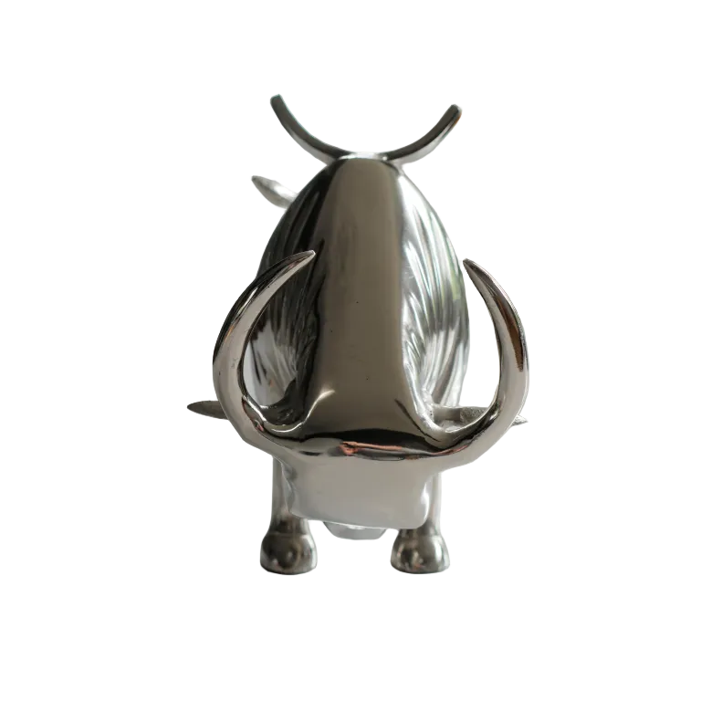 Aluminium Bull Wine Bottle Holder