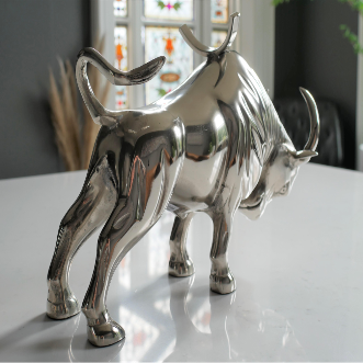 Aluminium Bull Wine Bottle Holder