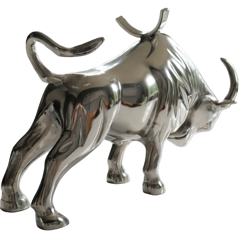 Aluminium Bull Wine Bottle Holder