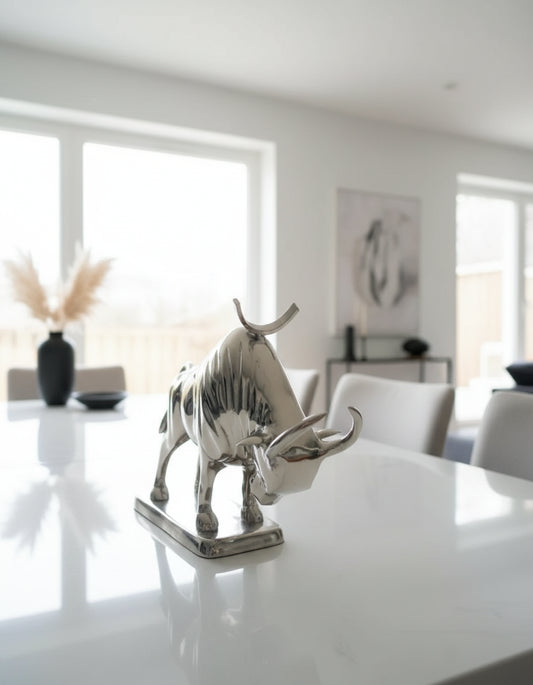 Aluminium Bull Wine Bottle Holder
