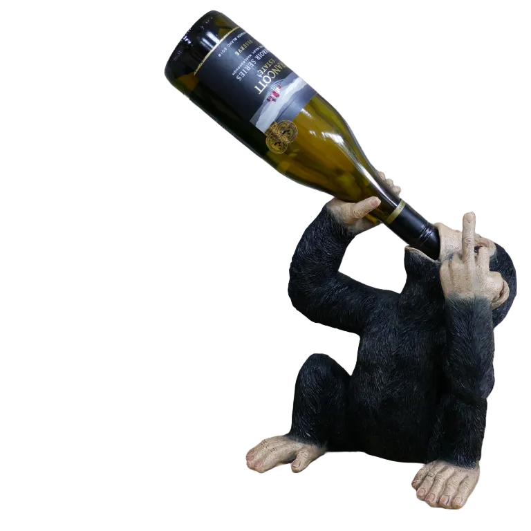 Naughty Monkey Wine Bottle Holder