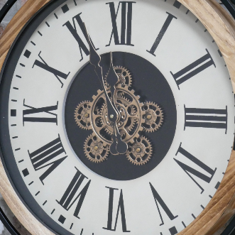 Round Wall Cog Clock