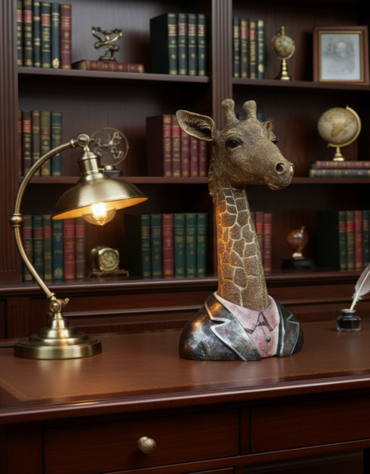 Ornamental Giraffe Bust