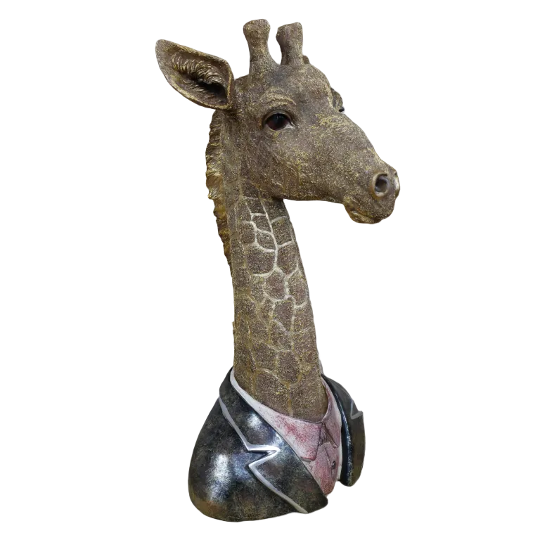 Ornamental Giraffe Bust