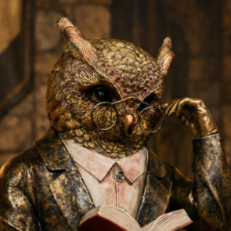 Traitors Library Owl Bust