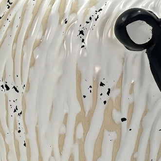 Stoneware Lamb Vase