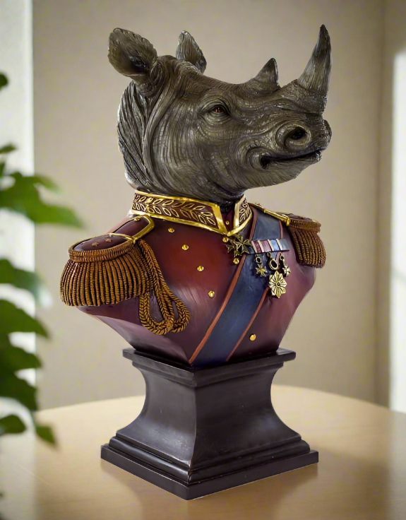 Extra Large Gentry Rhino Bust