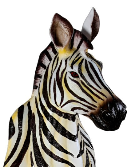 Running Zebra Wall Sculpture