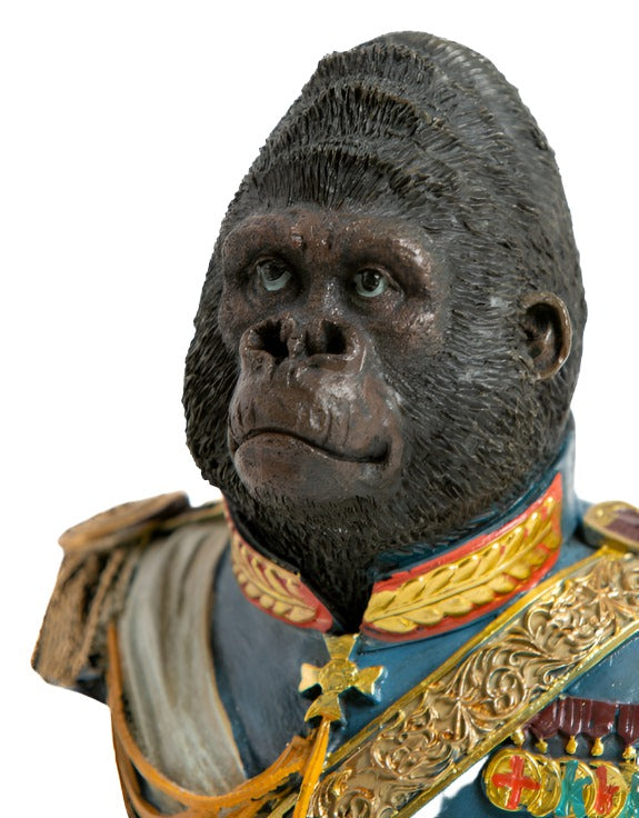 Gentry Gorilla Bust Sculpture