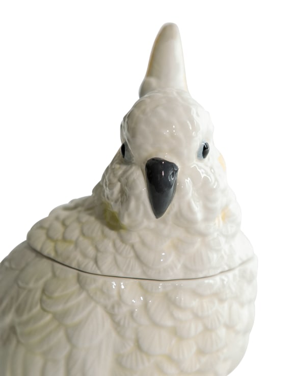 Cockatoo Storage Jar