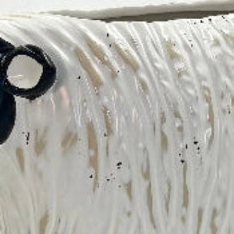 Stoneware Sheep Vase