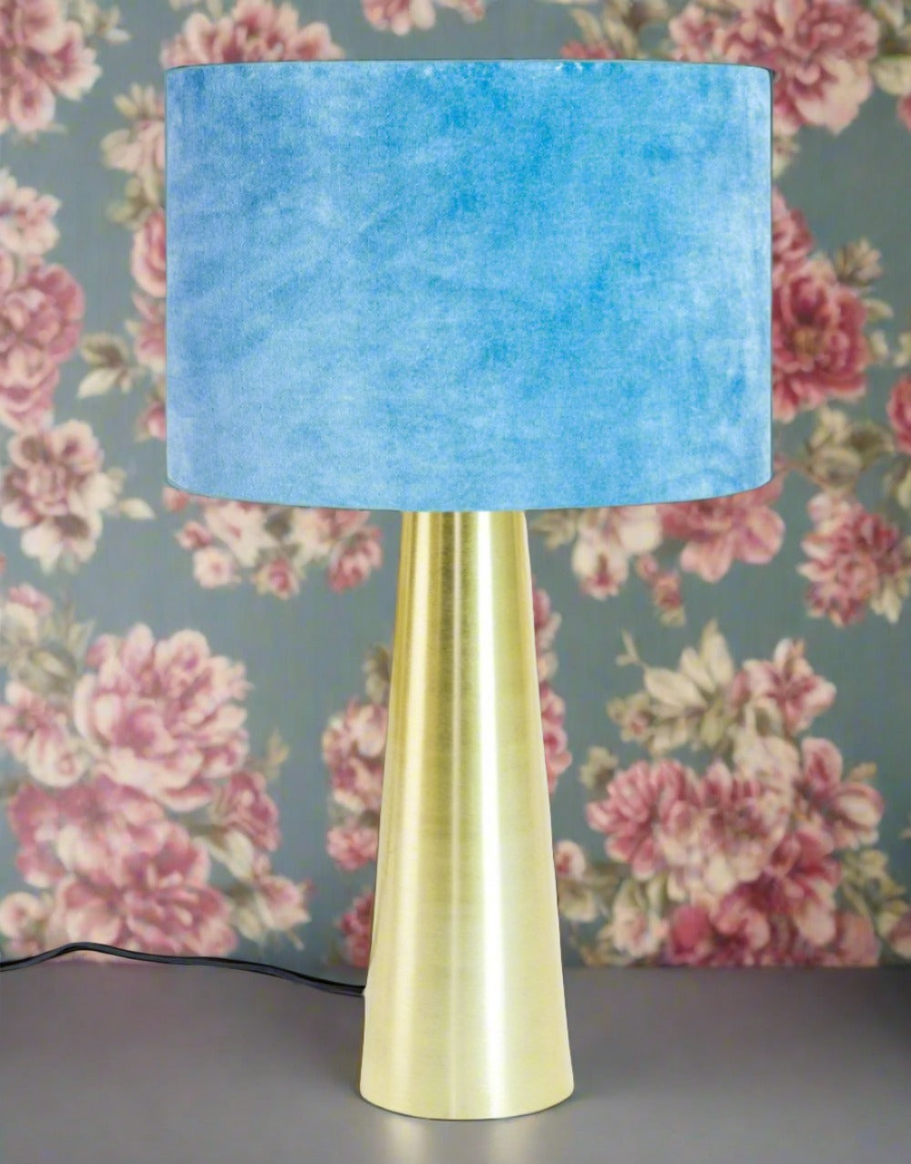 Brass Column Table Lamp