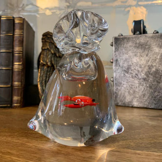 Goldfish in a Glass Bag Paperweight