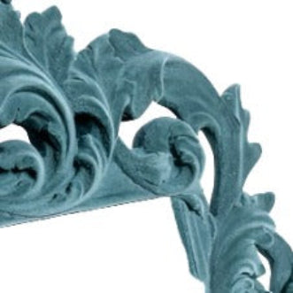 Ornate Flock Photo Frame 4" x 6"