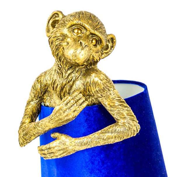 Bashful Monkey Table Lamp