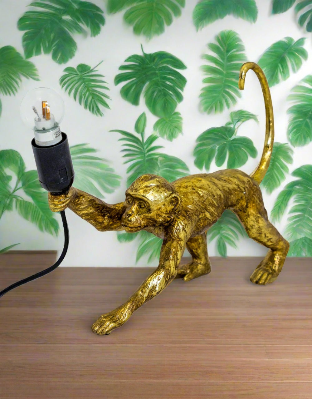 Crawling Monkey Table Lamp