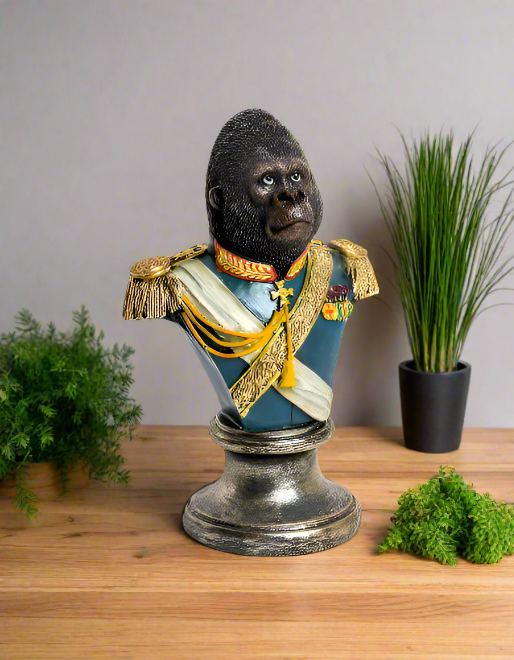 Gentry Gorilla Bust Sculpture