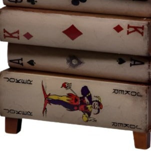Playing Card Book Side Table - Holmes and Wilson Ltd