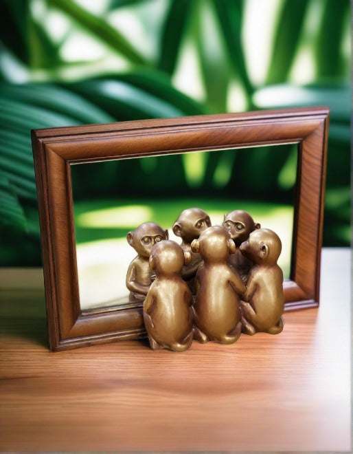 3 Monkeys Mirror