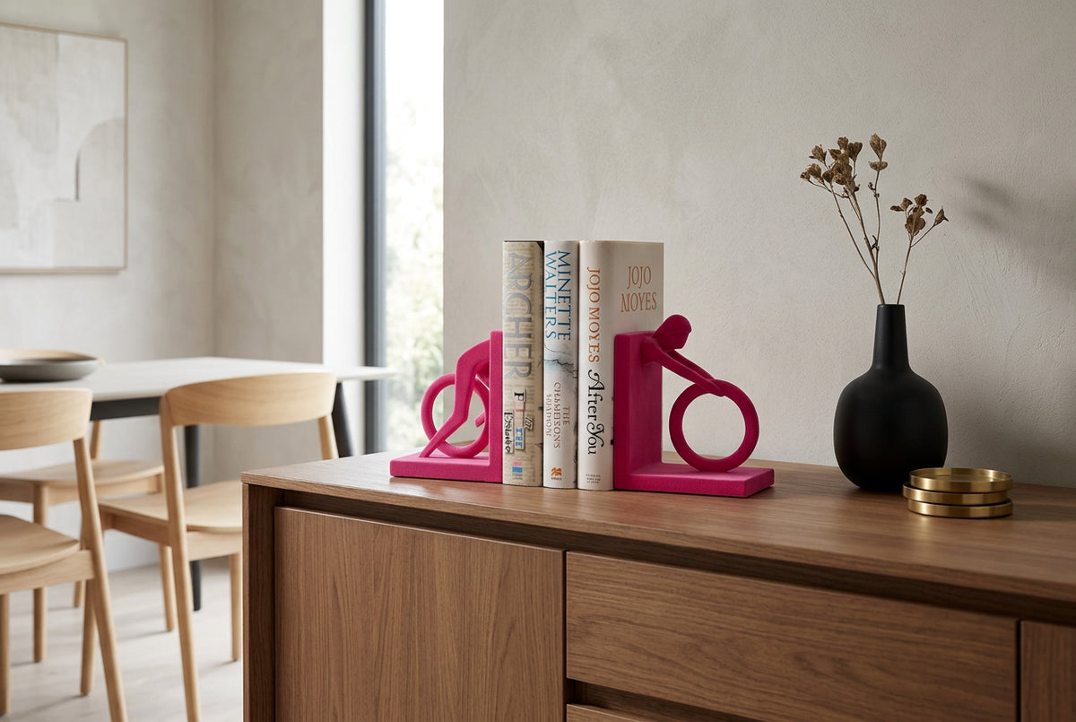 Cyclist Bookends