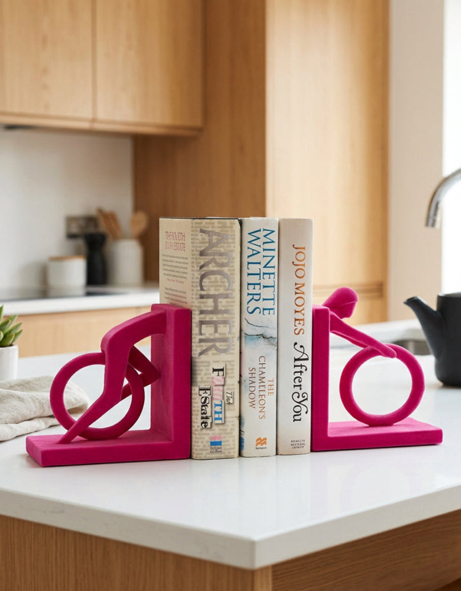 Cyclist Bookends