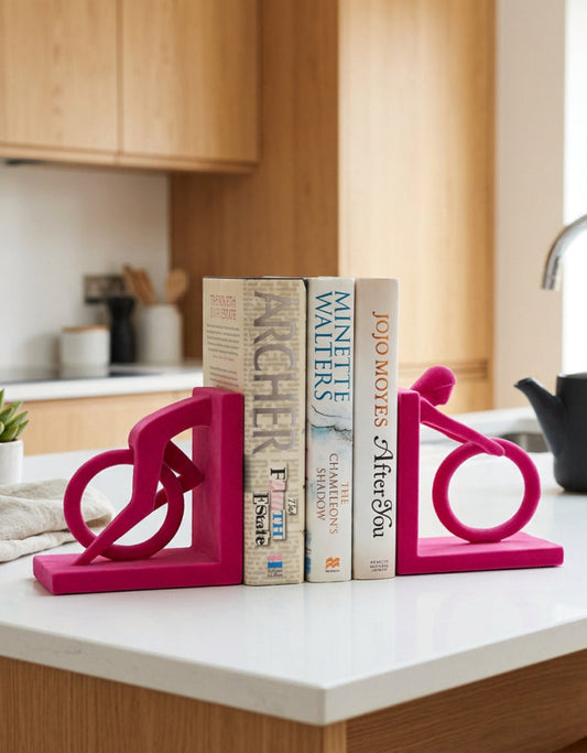 Cyclist Bookends