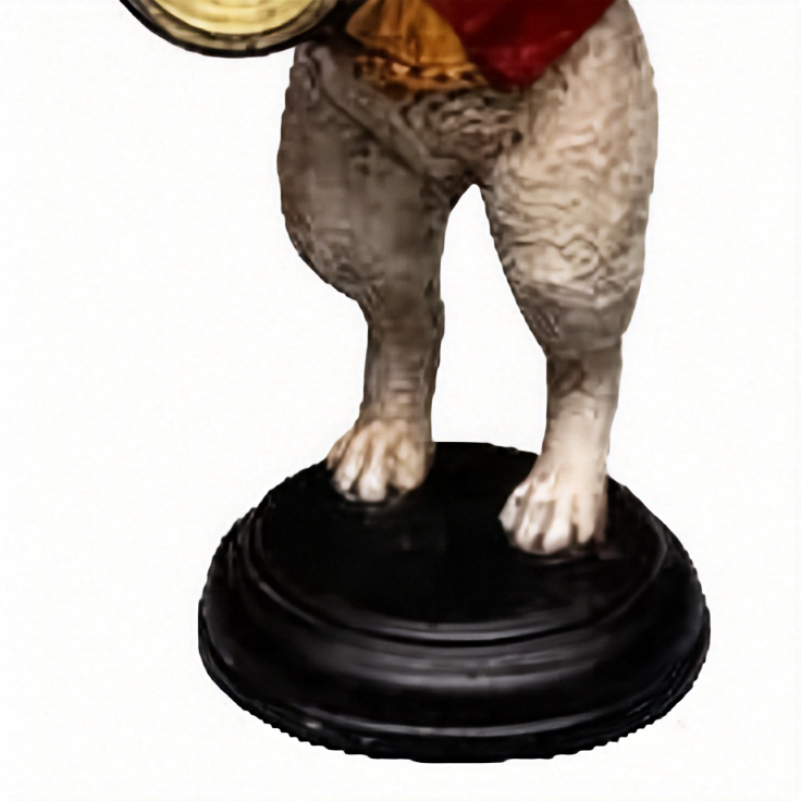 White Rabbit Standing Clock Figure