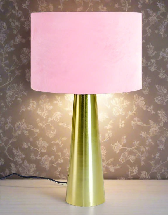 Brass Column Table Lamp