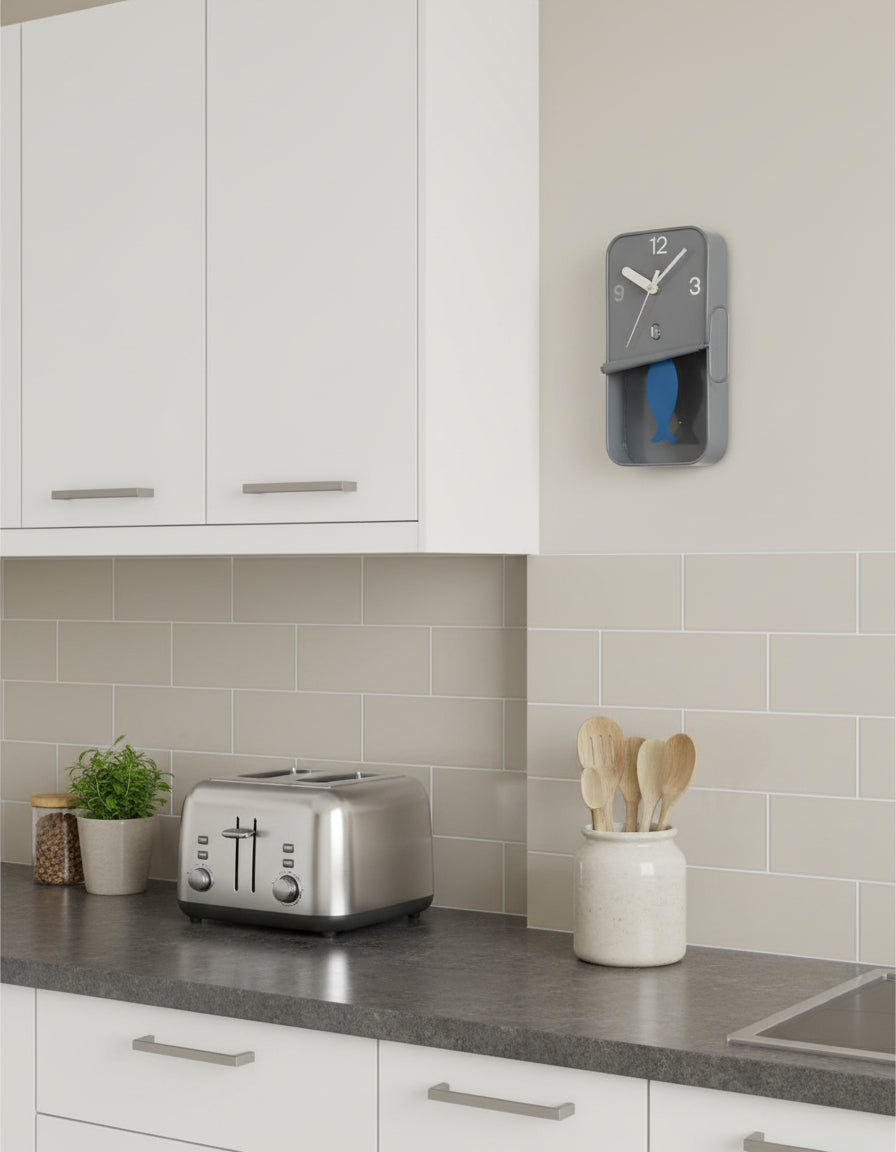 Sardine Tin Pendulum Wall Clock